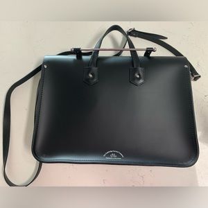 Cambridge Satchel Company black leather “Music Bag”